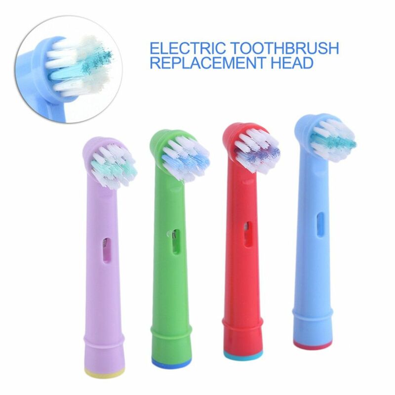 Excel-cabezales de cepillo de dientes eléctrico para niños, cabezales de repuesto para el cuidado bucal, compatible con EB-10A Advance Power/Pro