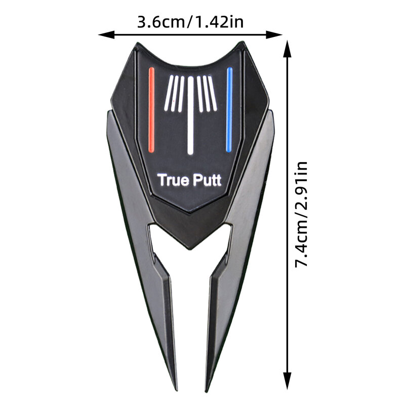6 In 1 Golf Divot Repair Tool Pitch Groove Cleaner accessori da Golf Putting Green Fork Dropship