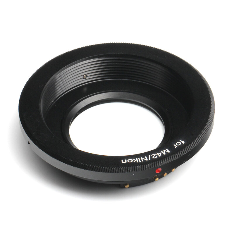 AF Confirm Infinity Lens Adapter With Glass Suit For M42 Screw Mount Lens to Nikon Camera