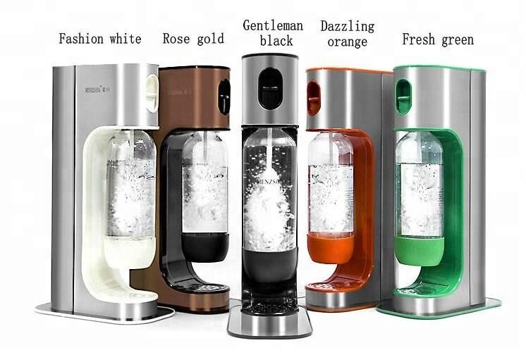 MENZSODA-Máquina De Refrigerante De Aço Inoxidável, Máquina De Água Com Espumante, Alívio De Pressão Automático, Máquina De Água Em Casa, XXX