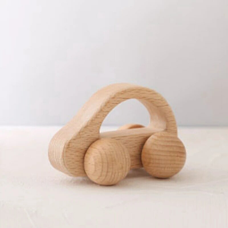 Wooden Baby Car Toys Wood Push Car For Toddler Baby Grip Toy Car Gifts For Boys And Girls,Push And Pull Toy Car
