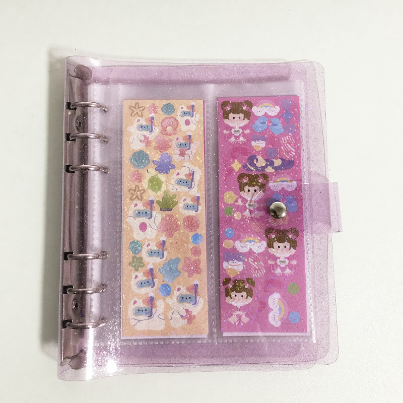 100 Grid Album Storage Book For Decorative Kawaii Album Stickers  Collecting Tools Gather Decal Transparent Organizer  Notebook