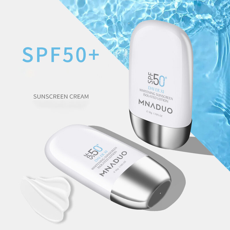SPF50+ Sunscreen Cream Anti-Light Military Training Sunscreen Concealer Isolation Lotion Moisturizing Whitening Waterproof Cream