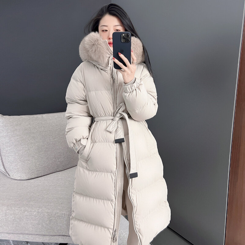 CHLED-abrigos de plumón de pato blanco a la moda, estilo coreano, invierno, 2022