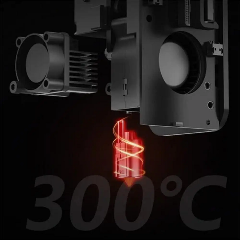 3D 프린터 포병 방울뱀 x3 x 4 플러스 프로 황동 화산 0.2, 0.4, 0.6, 0.8, 1.0 깍지, 고온을 위해 특별히 설계됨