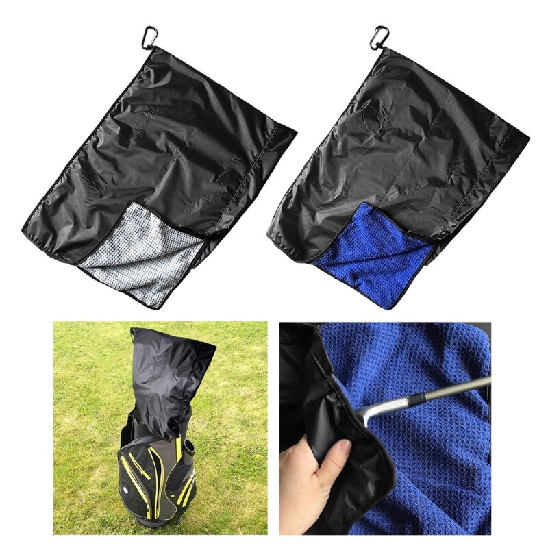 Водонепроницаемая сумка для гольфа, дождевик, чистящее полотенце, защита от дождя, чехол, удобная переноска