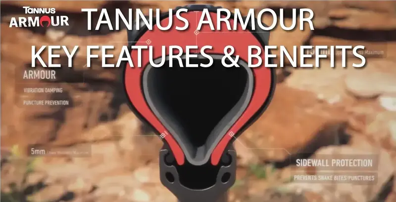 Tannus Armour CushCore 타이어 인서트 설치, 펑크 방지 튜브 보호대 개선, 부상 방지