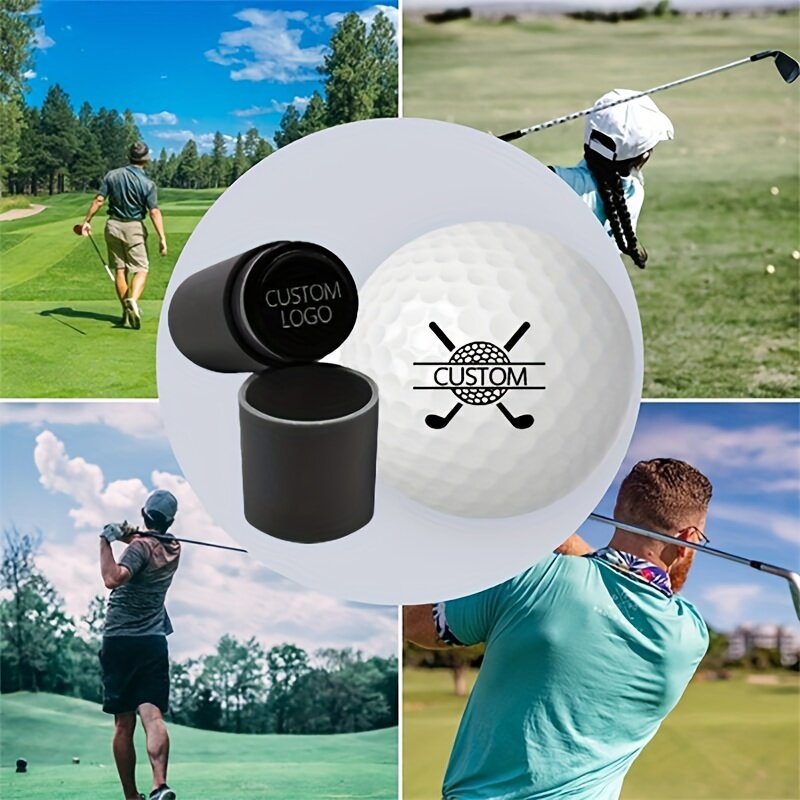 1Pc Gepersonaliseerde Golfbal Stempel, Aangepaste Logo, Cadeau Voor Golfer