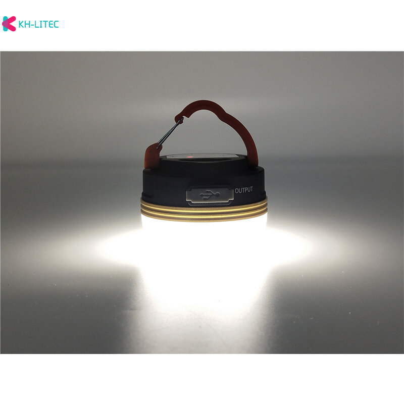 KHLITEC Mini Portatile di Campeggio Luci 3W HA CONDOTTO LA Lanterna di Campeggio Tende lampada Da Trekking All'aria Aperta di Notte lampada a Sospensione USB Ricaricabile