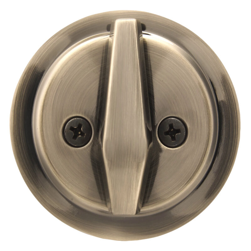 Antique bronze Finish porta botão Combo, entrada com chave, estilo de bola, Deadbolt, Twin Pack, Brinks