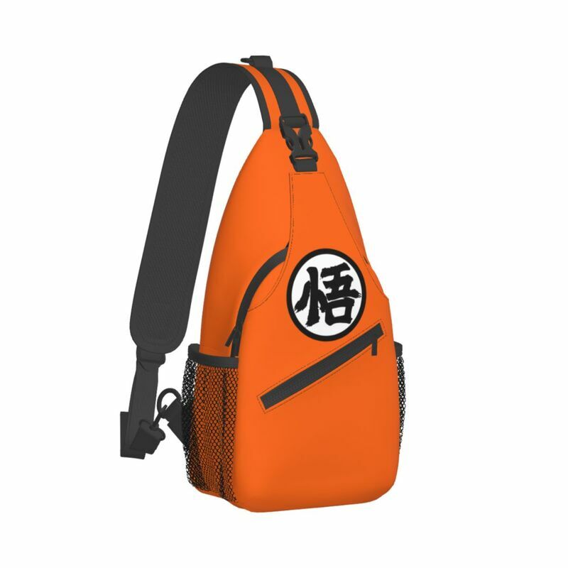 Mochila cruzada con logotipo de Anime de dibujos animados para hombre, bolso de hombro personalizado para el pecho, mochila de viaje