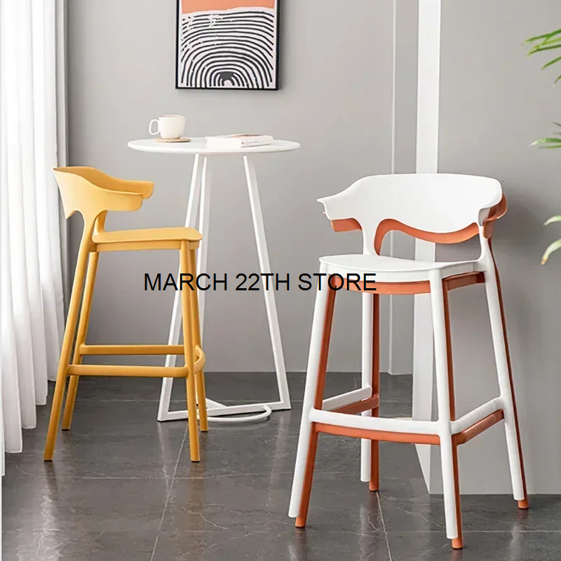 Modern Reception Make Up Chair High Barhocker Outdoor Bar Designer Chair Accent Counter Height Sgabelli Da Bar Furniture