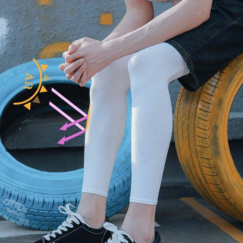 Cover Running Driving Unisex Summer Outdoor Women Leg Sleeves manicotti per bicicletta manicotti per la protezione solare scaldamuscoli in stile coreano