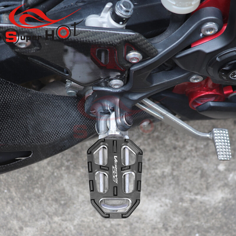 Untuk Kawasaki VERSYS 1000 650 X300 versys-x300 650 1000 Motoecycle Aksesoris Billet Footrest Lebar Pedal Pedal Istirahat Footpegs