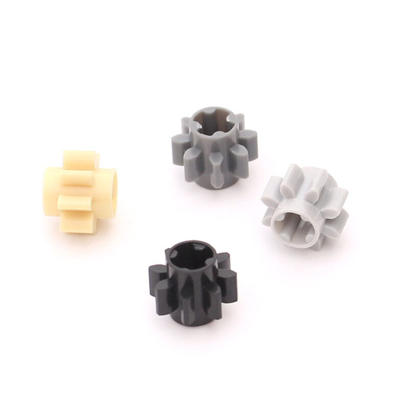 Piezas de arcoíris Pig MOC 3647, engranaje de alta tecnología, 8 dientes compatibles, bloques de construcción, piezas de Assmble DIY, puzle de partículas para niños, juguetes para el cerebro