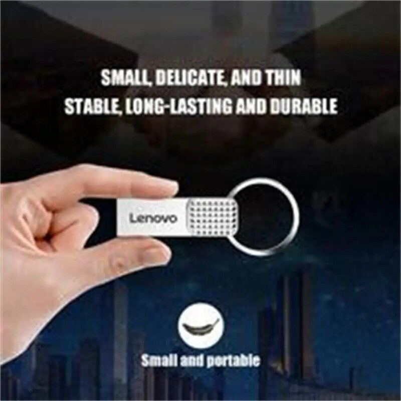 Lenovo-memoria USB portátil para teléfono móvil, disco U de 2TB, 1TB, interfaz USB de 64GB, 256GB, 128GB, 512GB, transmisión recíproca
