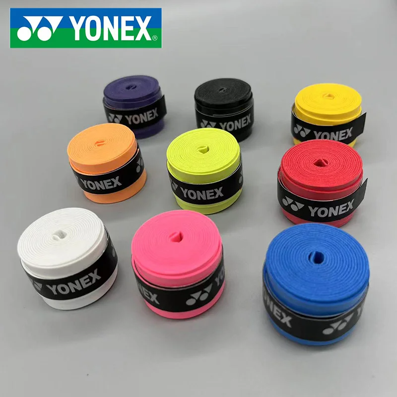 YONEX-Viscose Non-Slip Badminton Raquete Tape, Yy Fita plana, Punho de aperto, Tênis Esportes Envolvido Fita