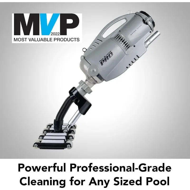 POOL BLASTER Pro 1500 Commercial Pool Vacuum - Cordless Rechargeable Hose-Free with Two Swappable Batteries