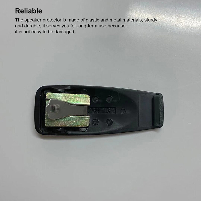 Portátil Walkie Talkie Belt Clip, rádio em dois sentidos, braçadeira bateria, interfone, suporte traseiro, protetor, carregando alto-falante, substituível