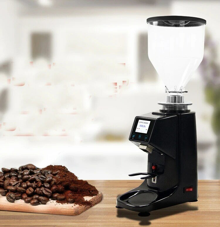 110V/220V Electric Coffee grinder 200W coffee grinder Flat  Coffee miller Touch panel Bean crush maker 750g