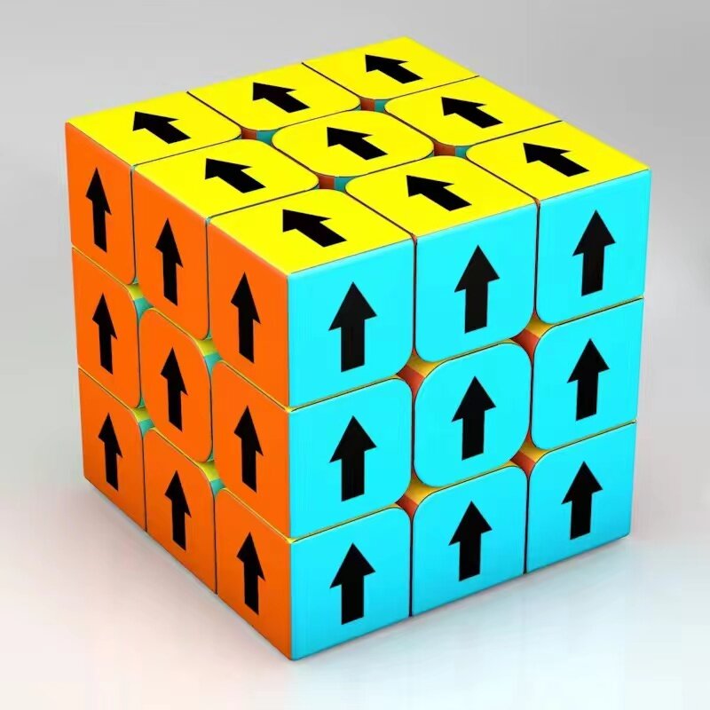 Cubo mágico de rompecabezas para niños, juguete extraíble de 3x3x3, 5,6 cm