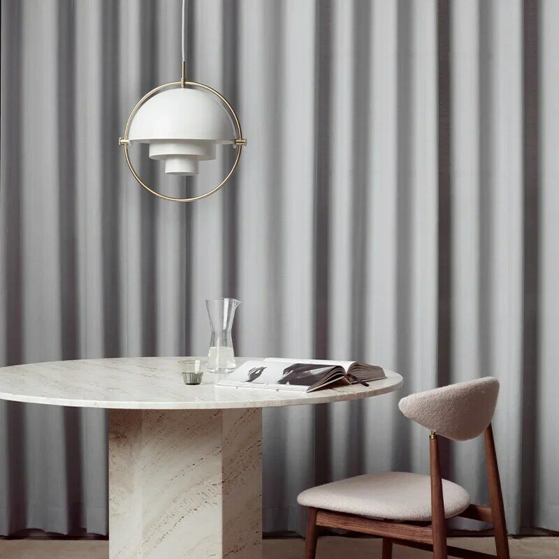 Lampe LED suspendue en fer au design danois, luminaire décoratif d'intérieur, idéal pour une salle à manger, une chambre à coucher ou une cuisine