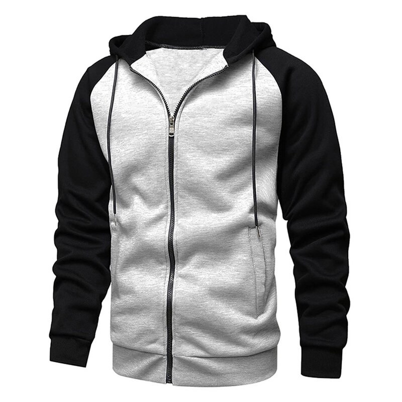 Coat Mens Sweatshirt Slim Polyester Pullover Winter With Pocket Autumn Casual Comfortable Fashion Fleece Hooded