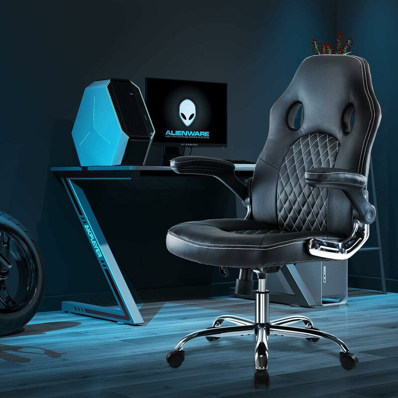 Игровое эргономичное офисное кресло, эргономичное компьютерное кресло, регулируемое вращающееся офисное кресло с высокой спинкой