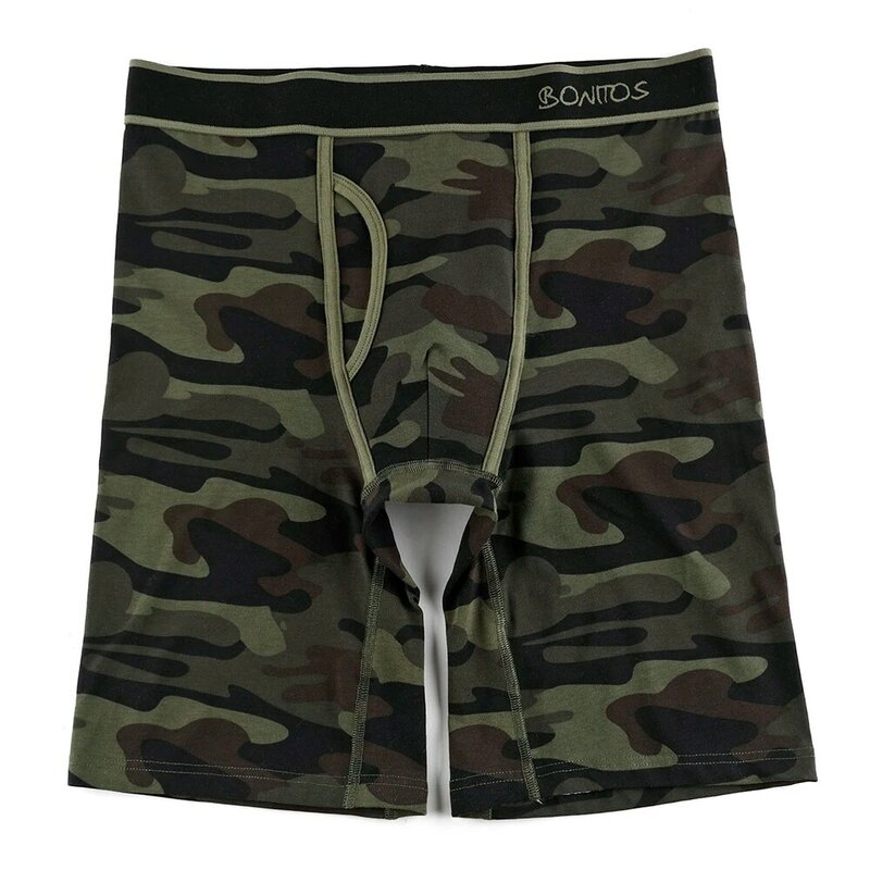 3pcs Front Opening Print Boxers For Man Underware Cotton Camouflage Men's Panties Shorts Family Sexy Male Underpants Sports