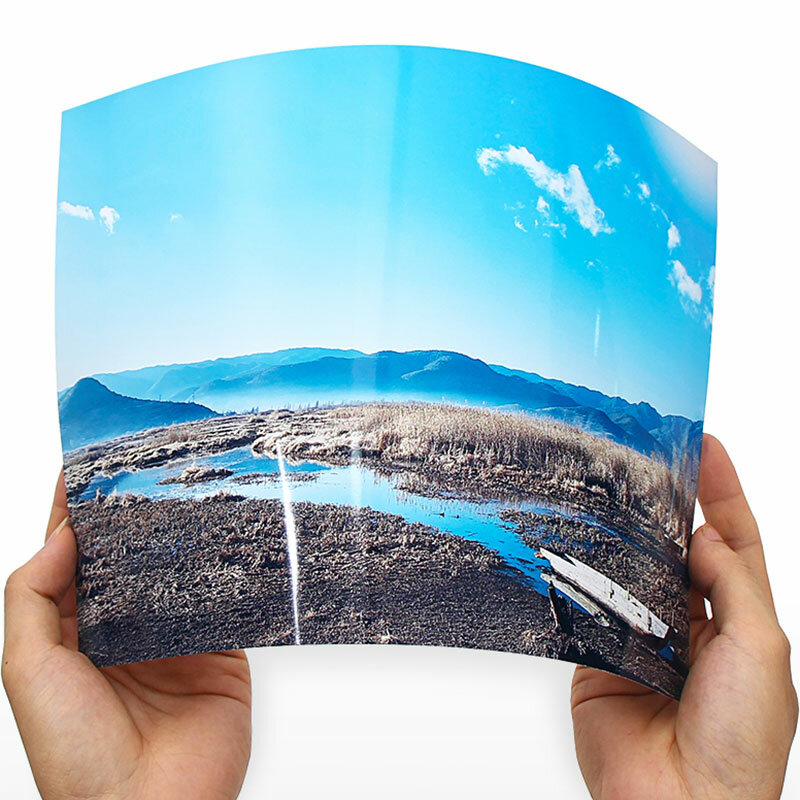 Papel fotográfico fino para impressora jato de tinta, 115g, lado único, brilhante, a4 * 100 folhas