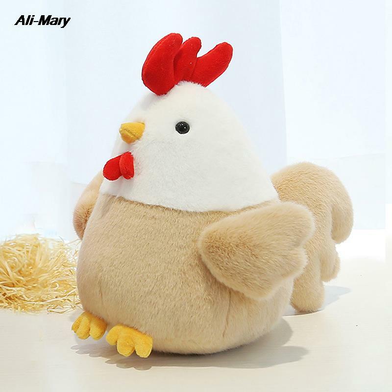 Muñeco de peluche de pollo para niños y niñas, juguete de 23CM, suave, para dormir, regalos de cumpleaños