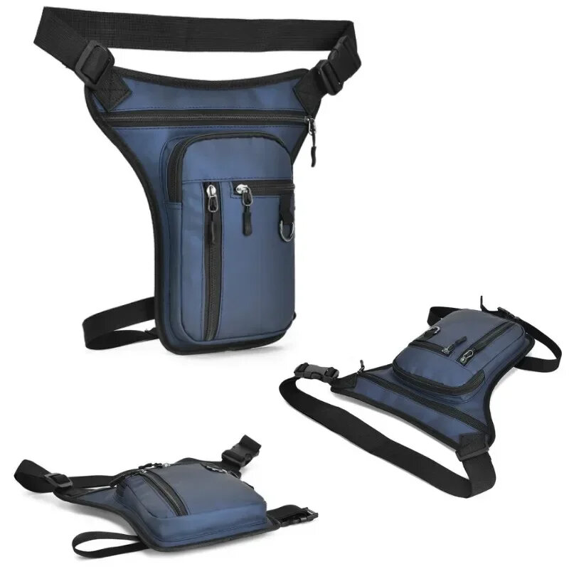 Wodoodporna nóżka stojak motocyklowa torba biodrowa torebka na telefon komórkowy nogawka torba boczna motocykla saszetka torba na ramię Crossbody jazdy