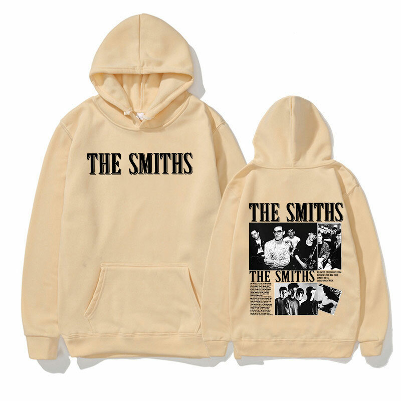 Sudadera con capucha de la banda de Rock The Smiths para hombre, jersey de gran tamaño, Hip Hop, Morrissey Meat Is Murder, Álbum de Música, ropa de los 90