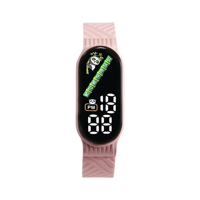 Modny nowy zegarek durablecarton z wyświetlaczem bransoletka z numerem tygodniowym odpowiednia dla studentów i dzieci