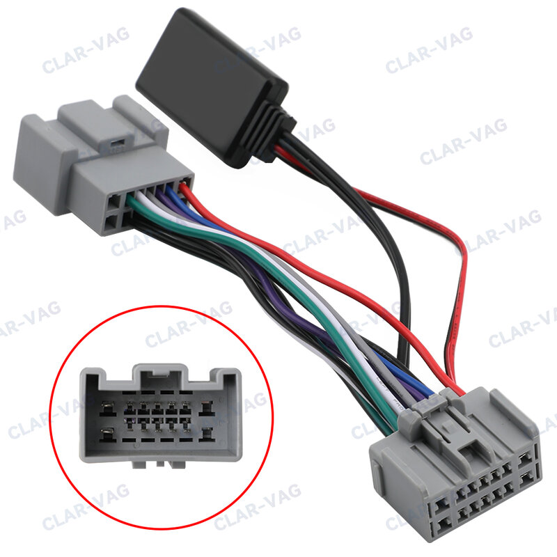 Bluetooth 5.0 Module AUX-IN Audio Kabel Adapter Voor Volvo C30 C70 S40 S60 S70 S80 V40 V50 V70 Xc70 Xc90