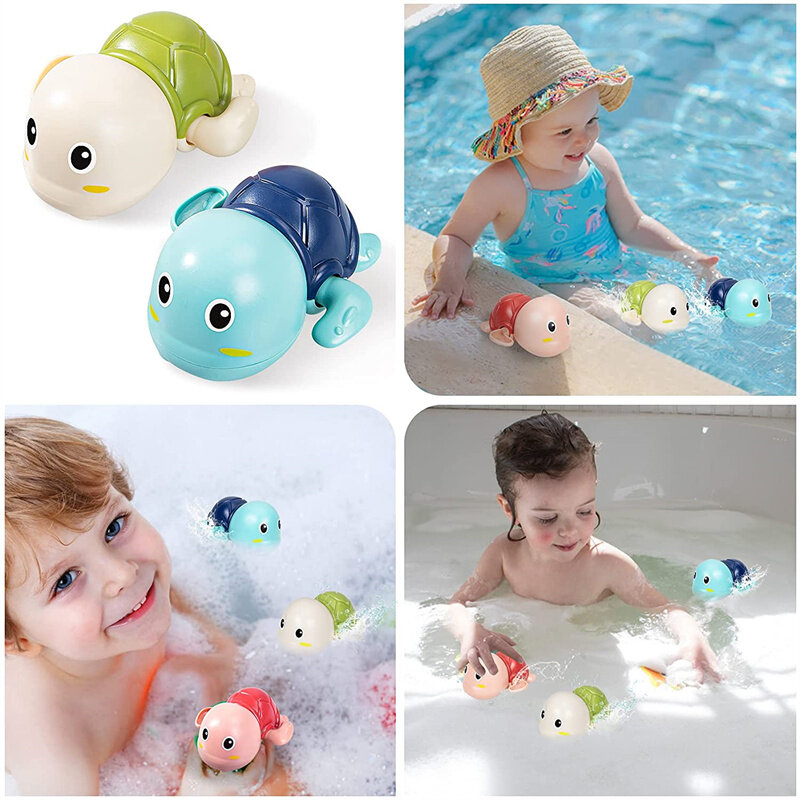 Детские игрушки для ванны, новые детские игрушки для ванны и купания, милые лягушки, заводные игрушки для ванны, игрушки для детей