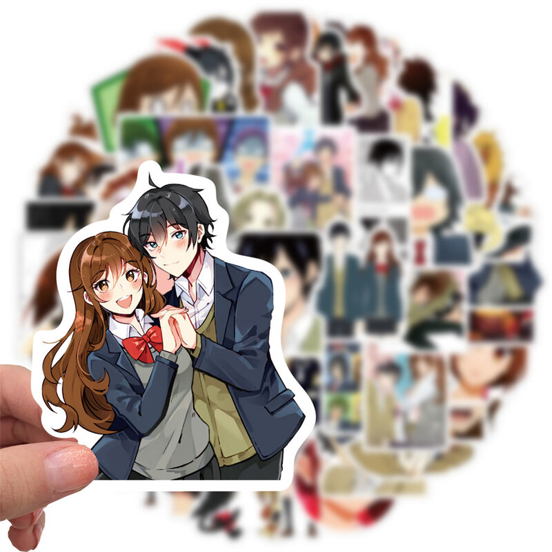 10/30/50PCS Japanese Love Anime Horimiya Character Sticker per bagagli Laptop IPad Gift Journal adesivo impermeabile all'ingrosso