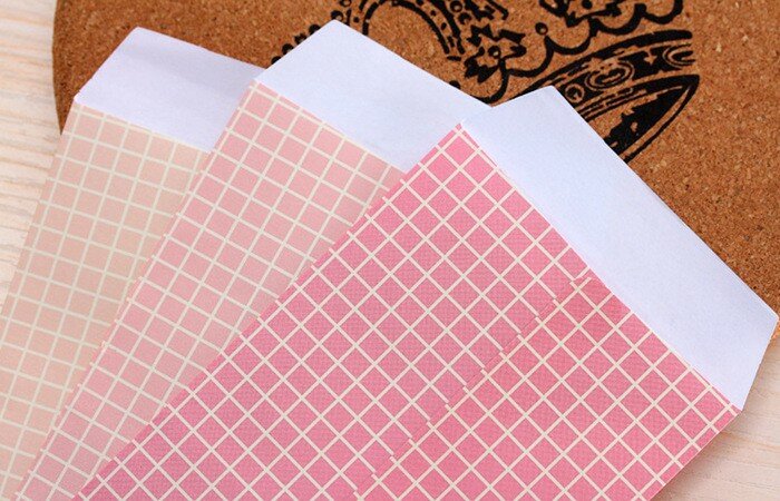 10 stücke Schöne Blume sripe cartoon Umschlag Geschenk Karte Baby büro versorgung für Hochzeit Brief Einladungen Koreanische Schreibwaren