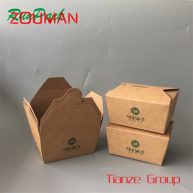 Takeaway Bento Lunch Box, Recipiente De Alimento Descartável, Personalizado, Eco Friendly, Take Away, Embalagem Biodegradável