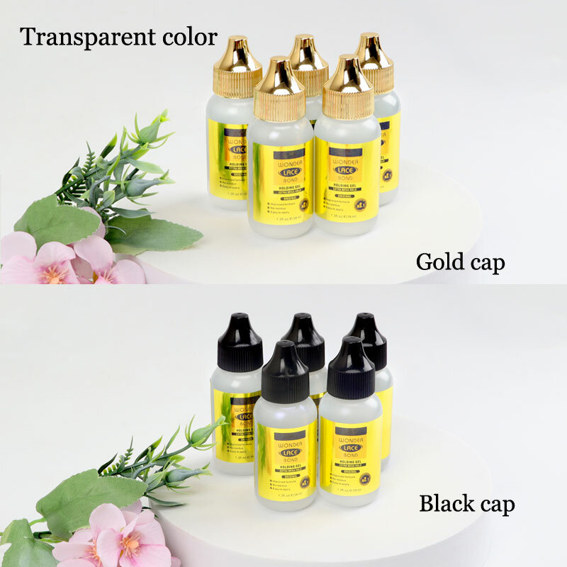 Wig Glue Hair Glue Lace Glue 38Ml Waterproof Lace Front Wig Glue For Wigs Clear Transparent Lace Adhesive For Hair Replacement