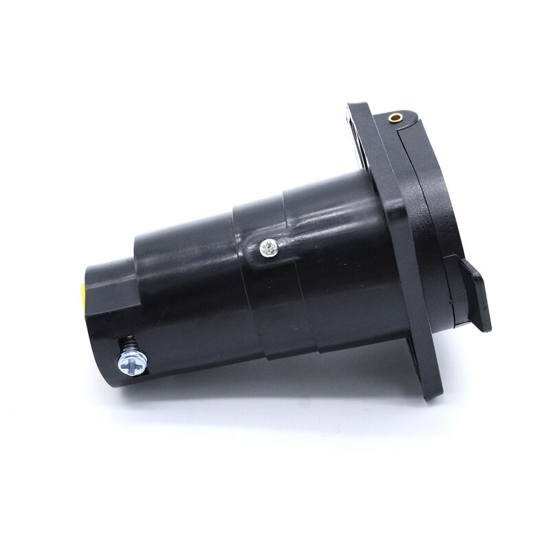 12-вольтовый 7-контактный Круглый штекер прицепа 7-ходовой адаптер проводной разъем для американских автозапчастей черный