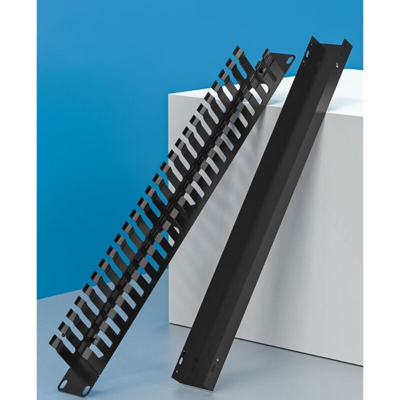 Straight-through Patch Panel RJ45 cabo adaptador, RJ45 Keystone Jack, Ethernet distribuição Frame, UTP, 19in, 24 portas