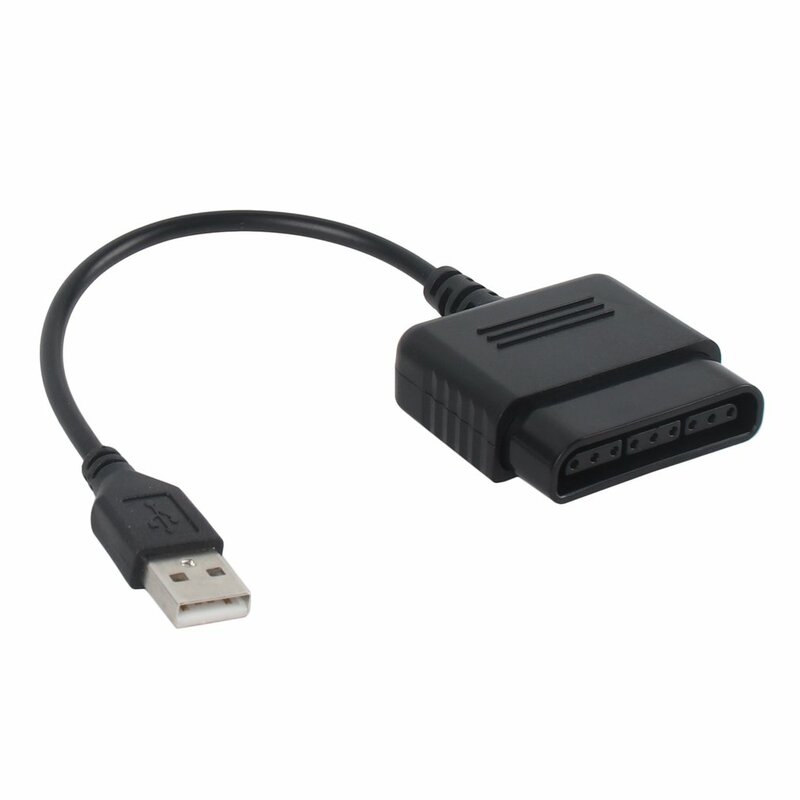 ใหม่เกมแปลง20สำหรับ PS2คอนโทรลเลอร์ PS3 PC USB Adapter Adapter สายเคเบิลจอยสติ๊ก Gamepad คอมพิวเตอร์