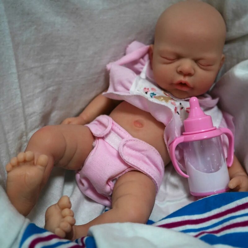 12 "Micro Frühchen Ganzkörper Silikon Baby Puppe Junge" Liam "& Mädchen" Nova "lebensechte wieder geborene Puppe übertreffen Kinder Anti-Stress