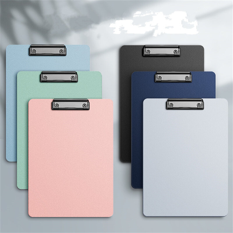 A4/A5 Frosted File Folder Paper Clipboard Writing Pad Splint Memo Clip Board Document Holder School Office Stationery Supplies