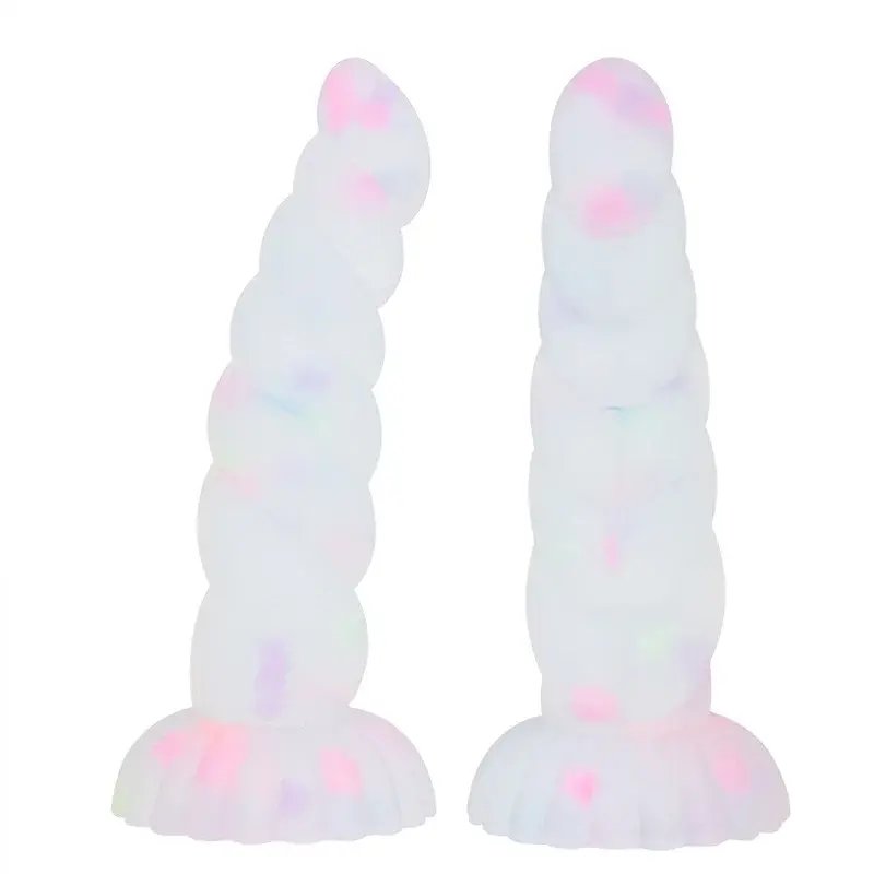 Dildos de Silicone Glow com Ventosas para Homens e Mulheres, Masturbadores Suaves, Loja de Brinquedos Sexuais, Estimulação Vaginal, Plugues Anais, 18 +