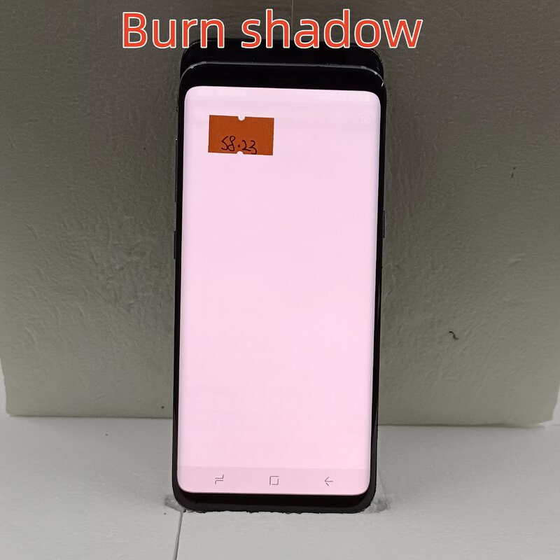 Original For Samsung Galaxy S8 LCD DisplaySM-G950FD G950A G950U G950F Touch Screen Digitizer Panel Assembly With Burn shadow