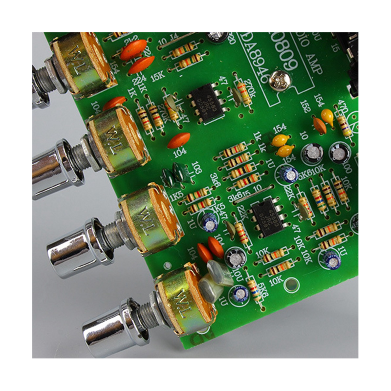 DC 12V 40W+40W Stereo Audio Amplifier Board Digital Microphone Amplifier with Tone Control Speaker AMP