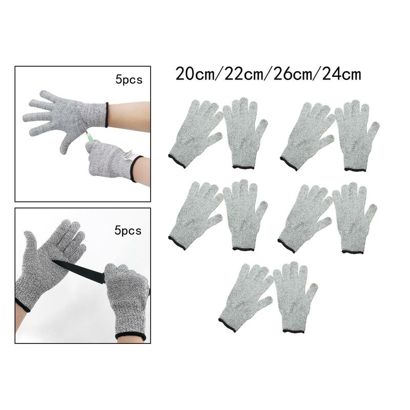 Cut Resistant Gloves Thicken Cutting Resistance Comfortable Kitchen Scratch Resistant Anti Cutting Gloves Outdoor Working Gloves