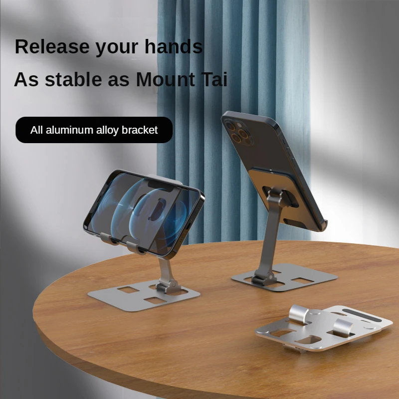 Soporte portátil de aleación de aluminio para tableta y teléfono, montaje ajustable y Flexible para iPad MiPad, Samsung Tab MatePad